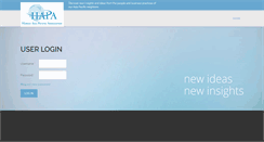 Desktop Screenshot of hapaleaders.org