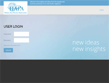 Tablet Screenshot of hapaleaders.org